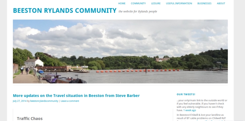 Beeston Rylands home page